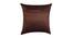 Farragut Cushion Cover Set of 2 (Brown, 41 x 41 cm  (16" X 16") Cushion Size) by Urban Ladder - Cross View Design 1 - 440122