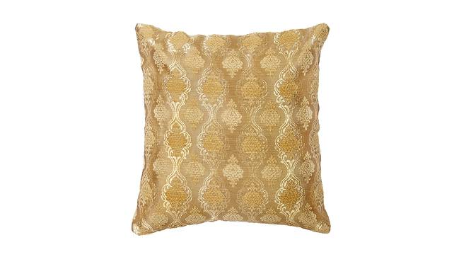 Fort Cushion Cover Set of 5 (Gold, 41 x 41 cm  (16" X 16") Cushion Size) by Urban Ladder - Front View Design 1 - 440191