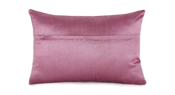 Frankie Cushion Cover (Pink, 30 x 46 cm  (12" X 18") Cushion Size) by Urban Ladder - Cross View Design 1 - 440201