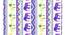 Flora Table Runner (Purple) by Urban Ladder - Design 1 Side View - 440244
