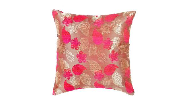 Greenwood Cushion Cover Set of 2 (Pink, 41 x 41 cm  (16" X 16") Cushion Size) by Urban Ladder - Front View Design 1 - 440248