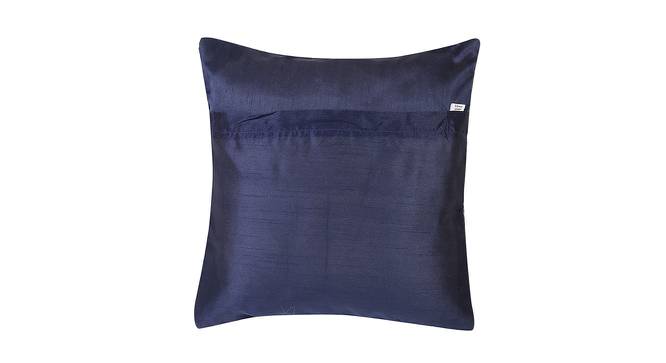Gowanus Cushion Cover Set of 2 (Blue, 41 x 41 cm  (16" X 16") Cushion Size) by Urban Ladder - Cross View Design 1 - 440255