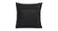 Greta Cushion Cover Set of 2 (Black, 41 x 41 cm  (16" X 16") Cushion Size) by Urban Ladder - Cross View Design 1 - 440259