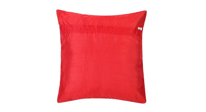 Hart Cushion Cover Set of 5 (Red, 41 x 41 cm  (16" X 16") Cushion Size) by Urban Ladder - Cross View Design 1 - 440305