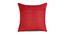 Gus Cushion Cover Set of 2 (Red, 41 x 41 cm  (16" X 16") Cushion Size) by Urban Ladder - Cross View Design 1 - 440308