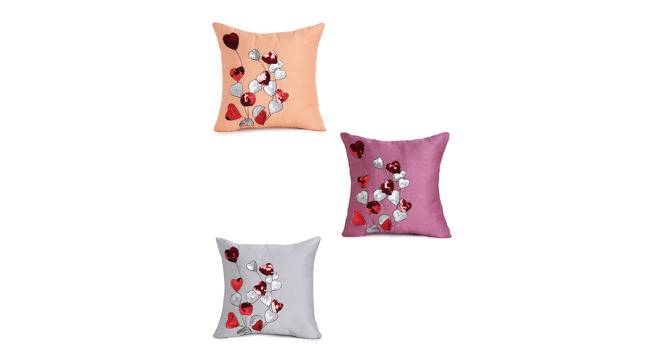 Ike Cushion Cover Set of 5 (41 x 41 cm  (16" X 16") Cushion Size, Multicolor) by Urban Ladder - Front View Design 1 - 440375