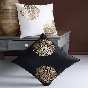 Products At 60 Off Sale Design Juniper Cushion Cover Set of 2 (White, 41 x 41 cm  (16" X 16") Cushion Size)