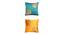 Jupiter Cushion Cover Set of 2 (Yellow, 41 x 41 cm  (16" X 16") Cushion Size) by Urban Ladder - Front View Design 1 - 440437