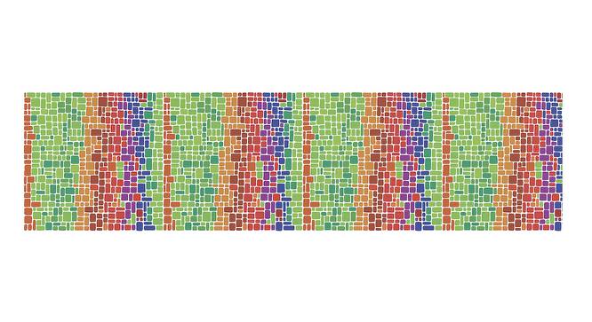Jett Table Runner (Multicolor) by Urban Ladder - Front View Design 1 - 440474