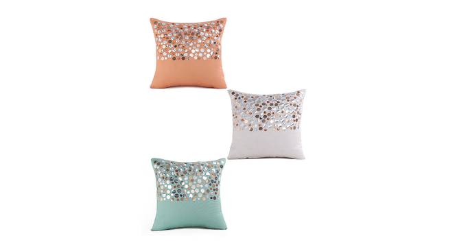 Kagan Cushion Cover Set of 5 (41 x 41 cm  (16" X 16") Cushion Size, Multicolor) by Urban Ladder - Front View Design 1 - 440504