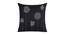 Magnus Cushion Cover Set of 2 (Black, 41 x 41 cm  (16" X 16") Cushion Size) by Urban Ladder - Front View Design 1 - 440581