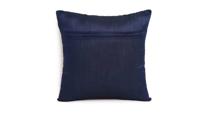 Allese Cushion Cover Set of 2 (Blue, 41 x 41 cm  (16" X 16") Cushion Size) by Urban Ladder - Cross View Design 1 - 440584