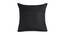 Magnus Cushion Cover Set of 2 (Black, 41 x 41 cm  (16" X 16") Cushion Size) by Urban Ladder - Cross View Design 1 - 440594