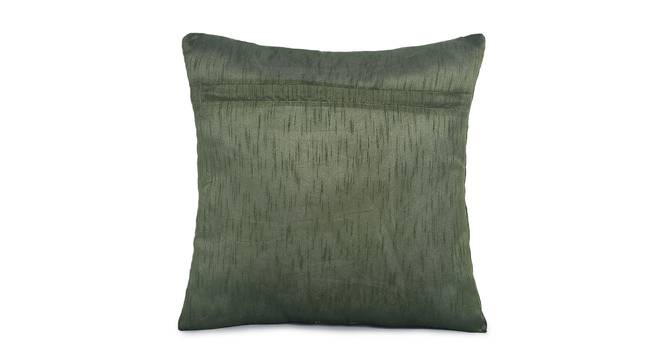 Miley Cushion Cover Set of 2 (Green, 41 x 41 cm  (16" X 16") Cushion Size) by Urban Ladder - Cross View Design 1 - 440655