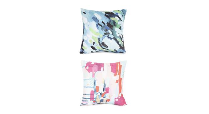 Mia Cushion Cover Set of 5 (41 x 41 cm  (16" X 16") Cushion Size, Multicolor) by Urban Ladder - Cross View Design 1 - 440659