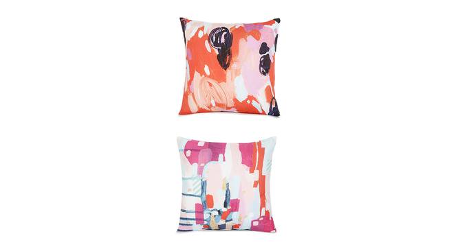 Millie Cushion Cover Set of 5 (41 x 41 cm  (16" X 16") Cushion Size, Multicolor) by Urban Ladder - Cross View Design 1 - 440660