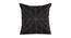 Monty Cushion Cover Set of 2 (Black, 41 x 41 cm  (16" X 16") Cushion Size) by Urban Ladder - Front View Design 1 - 440726