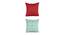 Nico Cushion Cover Set of 2 (Green, 41 x 41 cm  (16" X 16") Cushion Size) by Urban Ladder - Front View Design 1 - 440728