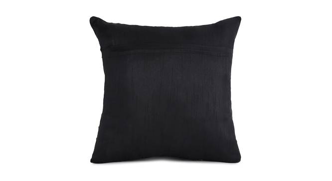 Monty Cushion Cover Set of 2 (Black, 41 x 41 cm  (16" X 16") Cushion Size) by Urban Ladder - Cross View Design 1 - 440738