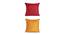 Orlando Cushion Cover Set of 5 (41 x 41 cm  (16" X 16") Cushion Size, Multicolor) by Urban Ladder - Rear View Design 1 - 440768
