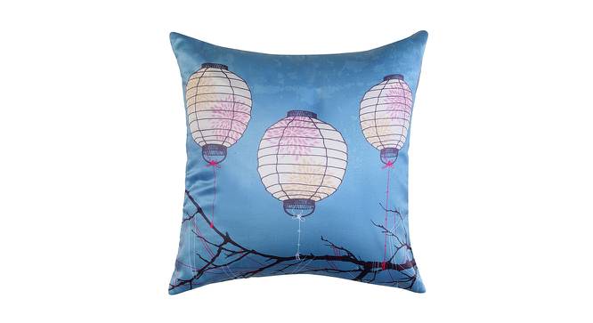 Parkway Cushion Cover Set of 2 (Blue, 41 x 41 cm  (16" X 16") Cushion Size) by Urban Ladder - Front View Design 1 - 440798