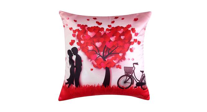 Parkville Cushion Cover Set of 2 (Pink, 41 x 41 cm  (16" X 16") Cushion Size) by Urban Ladder - Front View Design 1 - 440799
