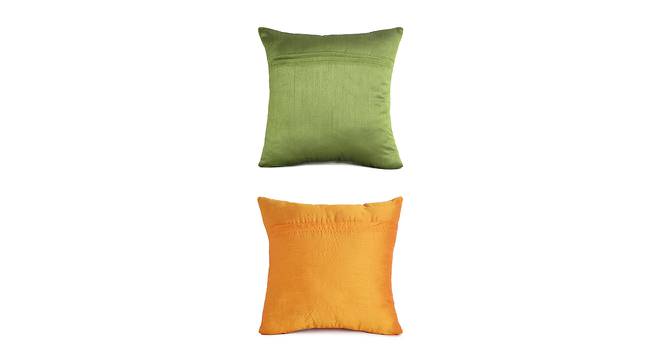 Orly Cushion Cover Set of 2 (Yellow, 41 x 41 cm  (16" X 16") Cushion Size) by Urban Ladder - Cross View Design 1 - 440817