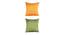 Oscar Cushion Cover Set of 2 (Green, 41 x 41 cm  (16" X 16") Cushion Size) by Urban Ladder - Cross View Design 1 - 440819