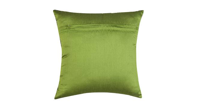 Remsen Cushion Cover Set of 2 (Green, 41 x 41 cm  (16" X 16") Cushion Size) by Urban Ladder - Cross View Design 1 - 440926