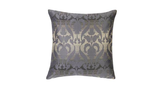 Rikers Cushion Cover Set of 5 (Grey, 41 x 41 cm  (16" X 16") Cushion Size) by Urban Ladder - Front View Design 1 - 440973