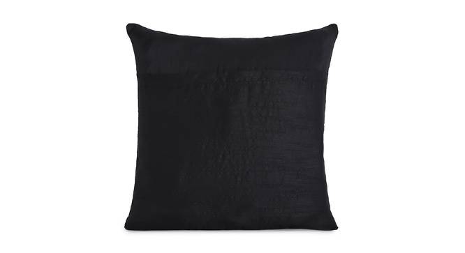 Roman Cushion Cover Set of 2 (Black, 41 x 41 cm  (16" X 16") Cushion Size) by Urban Ladder - Cross View Design 1 - 440983
