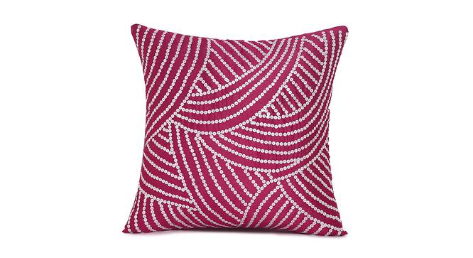 Samira Cushion Cover Set of 2 (Pink, 41 x 41 cm  (16" X 16") Cushion Size) by Urban Ladder - Front View Design 1 - 441035