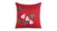 Sebastian Cushion Cover Set of 2 (Red, 41 x 41 cm  (16" X 16") Cushion Size) by Urban Ladder - Front View Design 1 - 441039