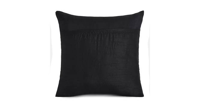 Tate Cushion Cover Set of 2 (Black, 41 x 41 cm  (16" X 16") Cushion Size) by Urban Ladder - Cross View Design 1 - 441111