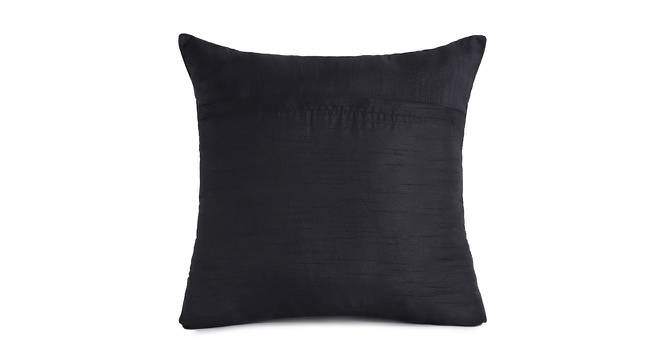 Amandine Cushion Cover Set of 2 (Black, 41 x 41 cm  (16" X 16") Cushion Size) by Urban Ladder - Cross View Design 1 - 441113