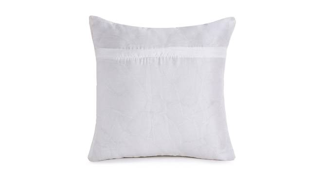 Woodson Cushion Cover Set of 2 (White, 41 x 41 cm  (16" X 16") Cushion Size) by Urban Ladder - Cross View Design 1 - 441174