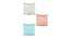 Zoya Cushion Cover Set of 5 (41 x 41 cm  (16" X 16") Cushion Size, Multicolor) by Urban Ladder - Design 1 Side View - 441229