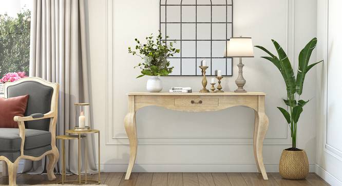 Helena Console Table (Natural) by Urban Ladder - Full View Design 1 - 441250