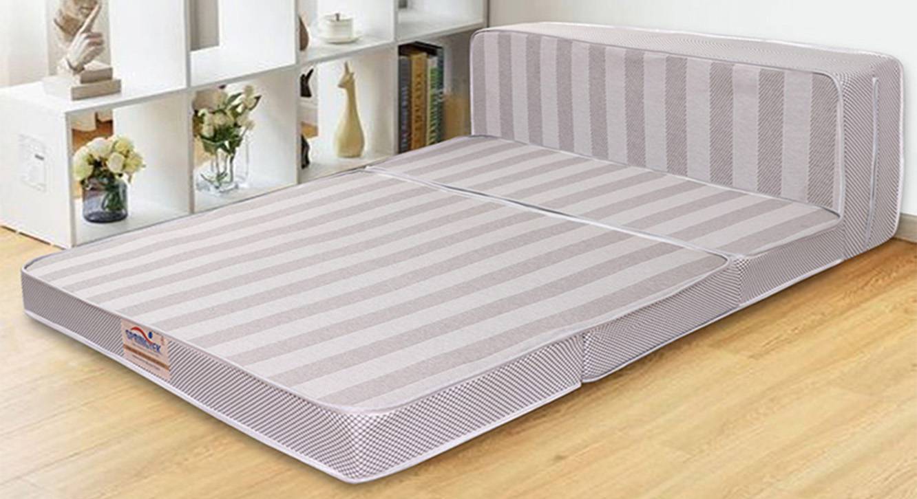 Tri Folding King Size Foam Mattress Urban Ladder