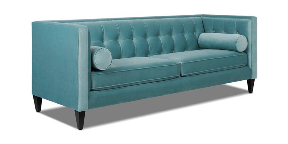 Turquoise Leather Sofas Baci Living Room