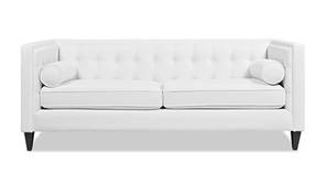 Filton Fabric Sofa - White