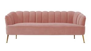 Marble Fabric Sofa - Pink