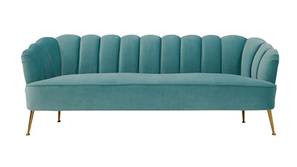 Marble Fabric Sofa - Turquoise