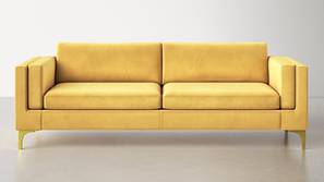 Medan Fabric Sofa - Gold