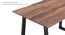 Aquila Live Edge Solid Wood 6 Seater Dining Table in Teak Finish (Teak Finish) by Urban Ladder - Close View Design 1 - 442206