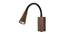 Allene Wall Lamp (Brown) by Urban Ladder - Design 1 Side View - 442287