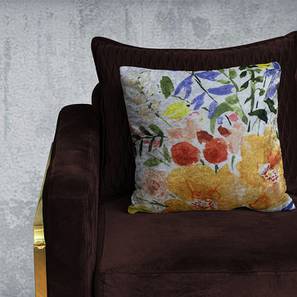 Floral Cushion Covers Design Flowery Strokes Cushion Cover (41 x 41 cm  (16" X 16") Cushion Size)