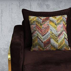 Cushion Cover Design Multi Strap Cushion Cover (41 x 41 cm  (16" X 16") Cushion Size)
