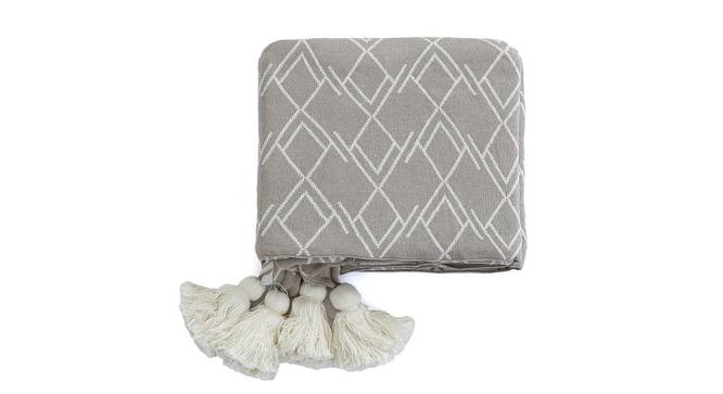 June Throw (Natural & Stone) by Urban Ladder - Cross View Design 1 - 446842