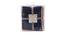Ignatius Blanket (Single Size, Steel Blue Base, Natural & Gold Lurex ) by Urban Ladder - Rear View Design 1 - 446879